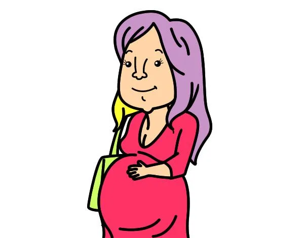 Dibujo de Mujer embarazada pintado por Cami666 en Dibujos.net el ...