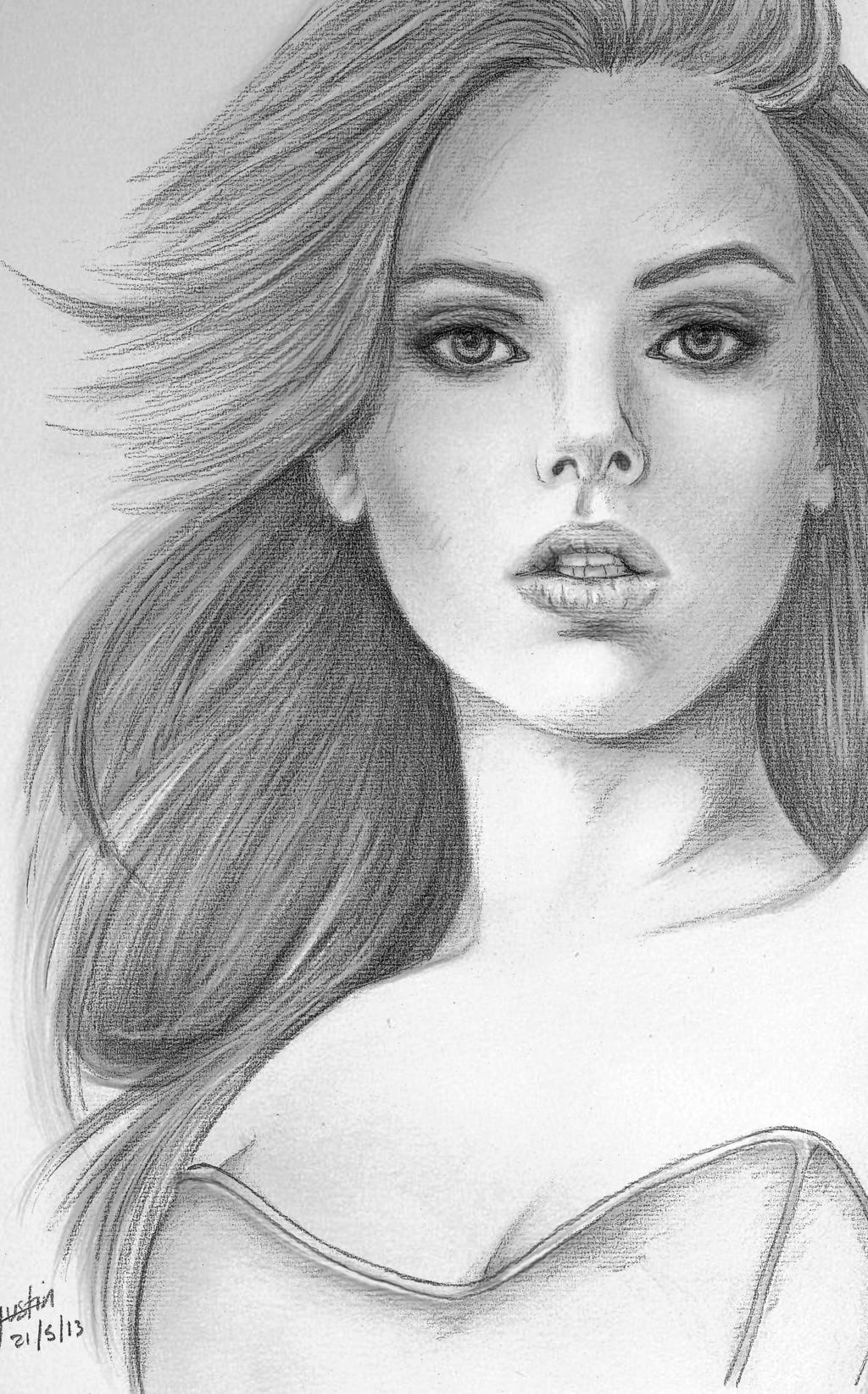 dibujo retrato de mujer mayo 2013 by AbnerAgustin on DeviantArt dibujo retrato de mujer mayo 2013 by AbnerAgustin on DeviantArt