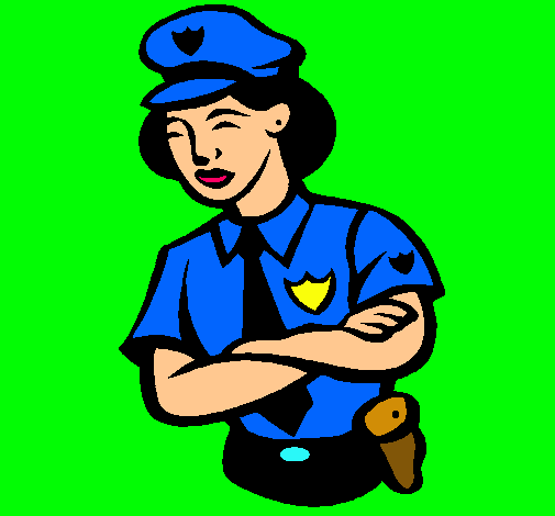 Dibujo de Mujer policía pintado por Carolinars en Dibujos.net el ...