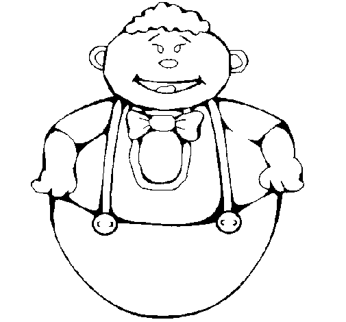Dibujos para colorear de niños gorditos - Imagui