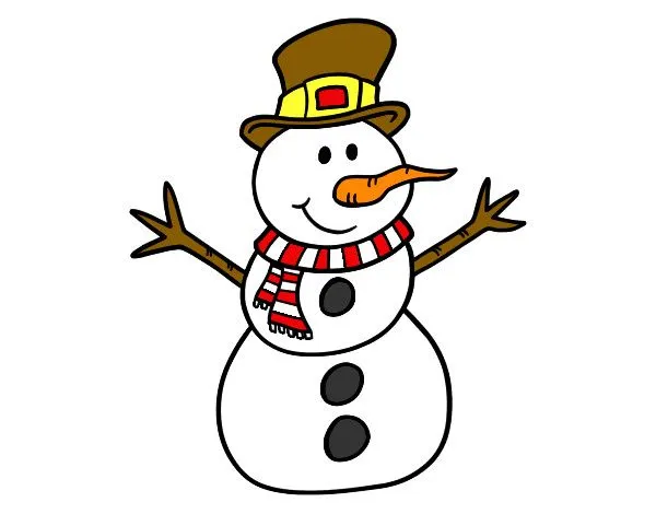 Dibujo de Muñeco de nieve pintado por Joramigo en Dibujos.net el ... Dibujo de Muñeco de nieve pintado por Joramigo en Dibujos.net el ...