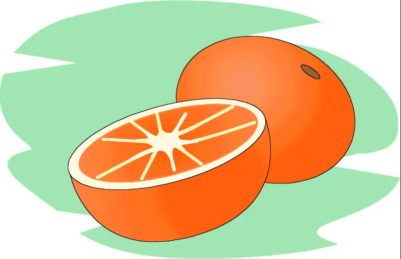 Imágen de una naranja animada - Imagui