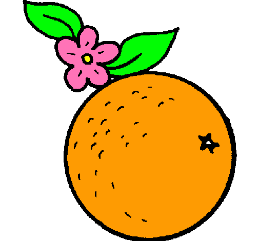 Dibujo de naranja pintado por Carolina en Dibujos.net el día 27-10 ...
