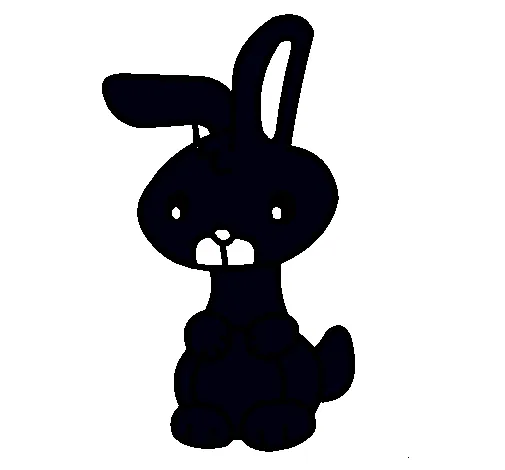 Dibujo de Art el conejo pintado por Negro en Dibujos.net el día 28 ...