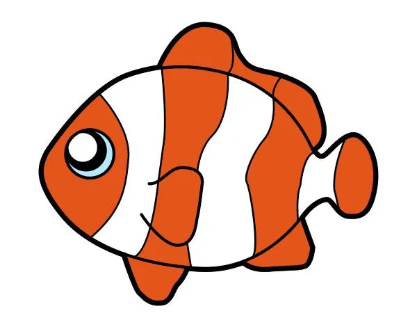 Dibujos de peces de mar para colorear - Imagui
