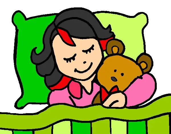 Dibujo de Niña durmiendo pintado por Margarett en Dibujos.net el ...