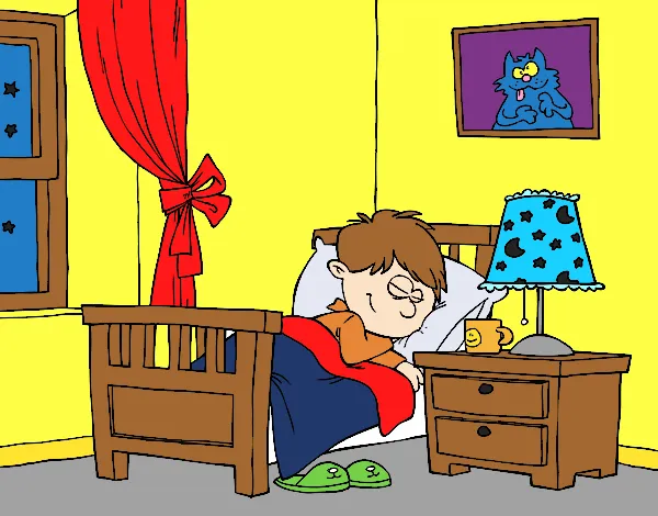 Dibujo de niño durmiendo pintado por Tilditus en Dibujos.net el ...