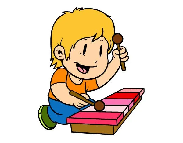 Dibujo de Niño con xilófono pintado por Subzeromk en Dibujos.net ...
