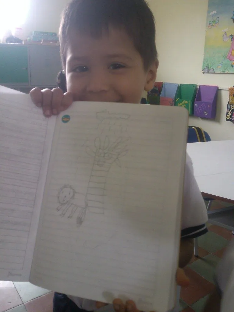 Dibujo con niños de Preescolar Tema: Palma de Cera y el Lo… | Flickr