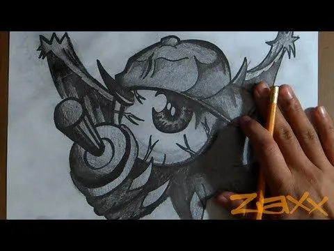 dibujo de un Ojo Mutante | Graffiti | ZaXx - YouTube