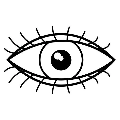 Dibujo de ojos infantiles - Imagui
