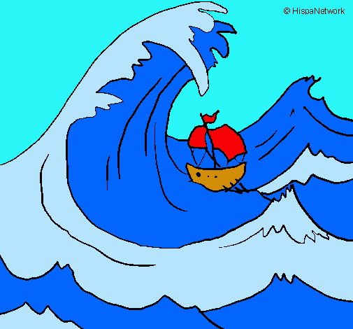 Dibujo de Gran ola pintado por Anto265 en Dibujos.net el día 27-01 ...