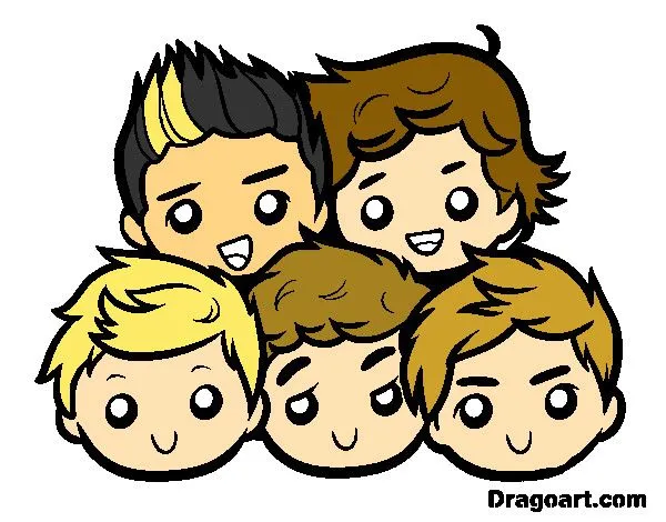 Dibujo de One Direction 2 pintado por Fantasy en Dibujos.net el ...