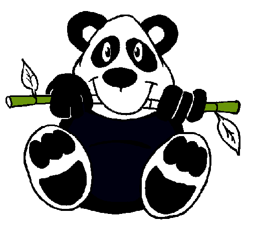 Dibujo de Oso panda pintado por Paulaypachito en Dibujos.net el ...