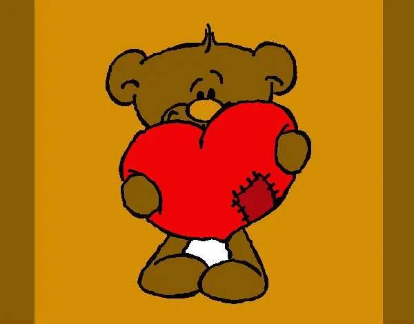 Dibujos de osos de amor pintados - Imagui