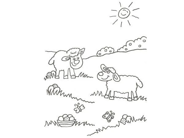 17581-4-dibujo-de-ovejas-y- ...