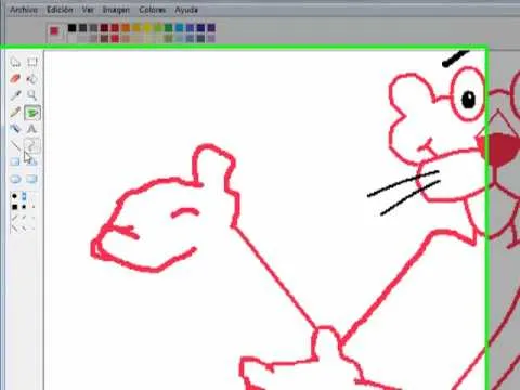 Dibujo Paint Pantera Rosa - YouTube