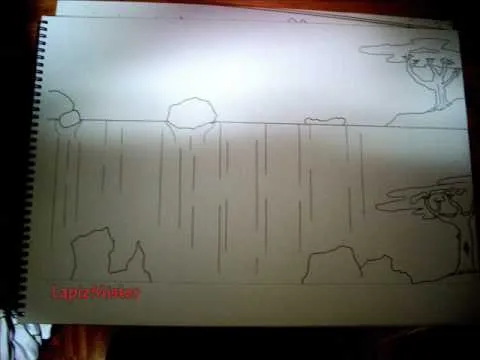 Dibujo - Paisajes - (Fotograma) - YouTube