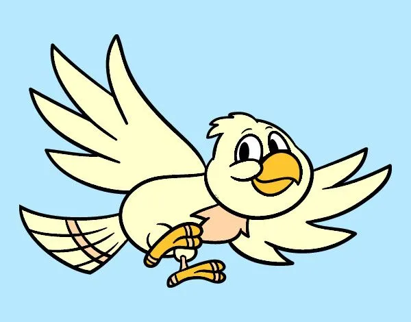 Dibujo de Pájaro volando pintado por Emaema en Dibujos.net el día ...