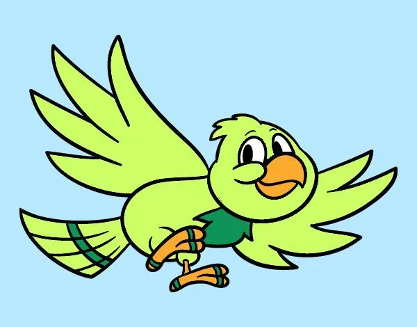 Dibujo de Pájaro volando pintado por Loac en Dibujos.net el día 21 ...