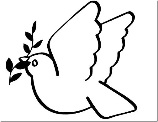 Dibujos de palomas de la paz para imprimir - Imagui