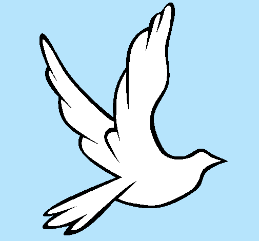 Dibujo de Paloma de la paz al vuelo pintado por Anatibo en Dibujos ...