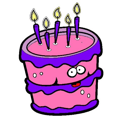 Dibujo de Pastel de cumpleaños 2 pintado por Nayerli en Dibujos ...
