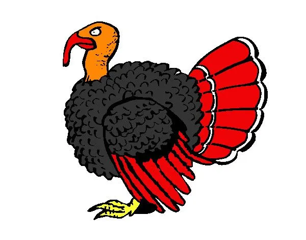 Dibujo de pavo pintado por Vicror en Dibujos.net el día 08-09-12 a ... Dibujo de pavo pintado por Vicror en Dibujos.net el día 08-09-12 a ...