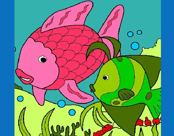 Dibujo de peces del mar pintado por Nuria2000 en Dibujos.net el ...