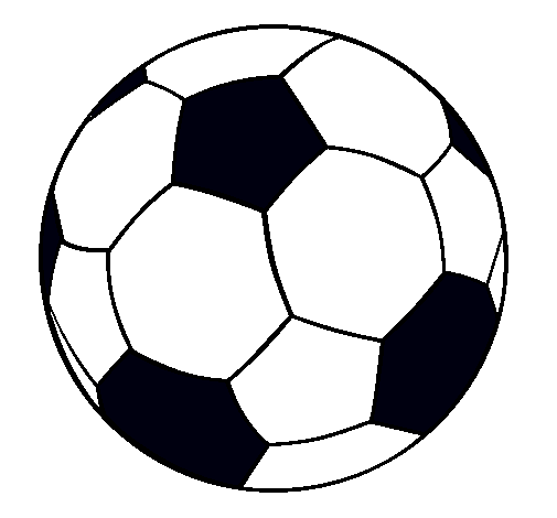 Dibujo de una pelota de futbol para colorear - Imagui