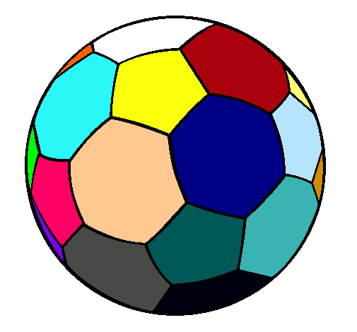 Dibujo de Pelota de fútbol II pintado por Color en Dibujos.net el ...