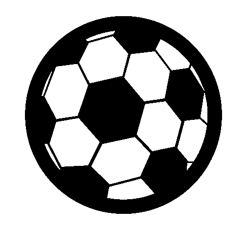 Dibujo de Pelota de fútbol III para Colorear - Dibujos.net