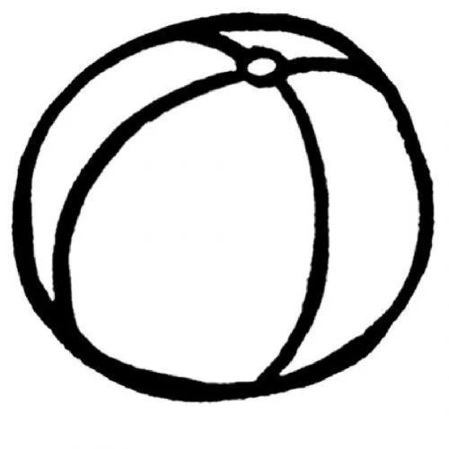 Dibujo de una pelota para imprimir y pintar - Dibujos para ... Dibujo de una pelota para imprimir y pintar - Dibujos para ...