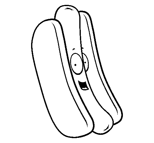 Dibujo de Perrito caliente pintado por Hotdog en Dibujos.net el ...