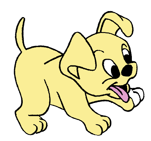 Dibujo de Perrito pintado por Bonito en Dibujos.net el día 19-08 ...