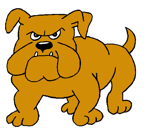 Dibujo de Perro Bulldog pintado por Beerr en Dibujos.net el día 17 ...
