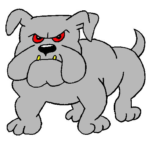 Dibujo de Perro Bulldog pintado por Gfdghfdh en Dibujos.net el día ...