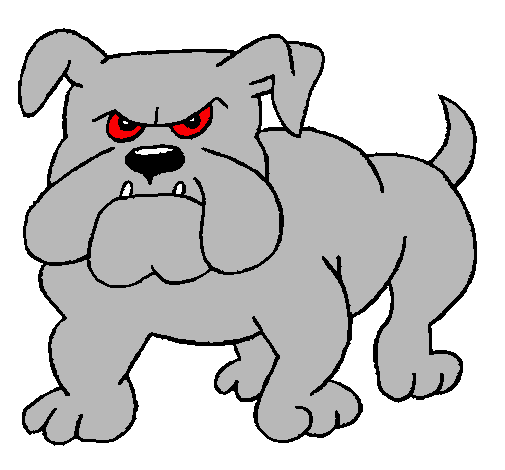 Dibujo de Perro Bulldog pintado por Uikui en Dibujos.net el día 11 ...