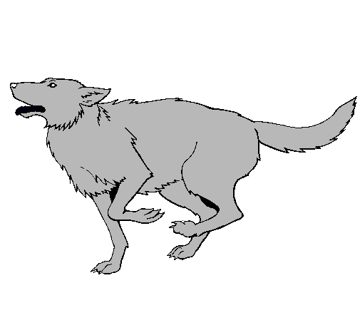 Dibujo de Perro corriendo pintado por Lobos en Dibujos.net el día ...