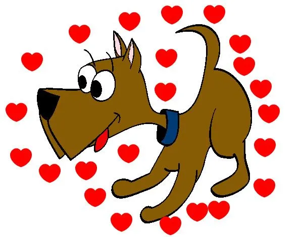 Dibujo de Perro Enamorado pintado por Natypope en Dibujos.net el ...
