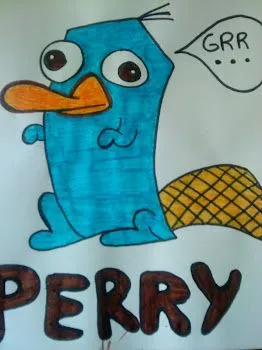 Dibujo de Perry el Ornitorrinco