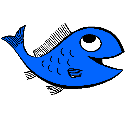 Dibujo de pescado a color - Imagui