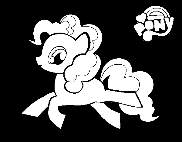 Dibujo de Pinkie Pie para Colorear