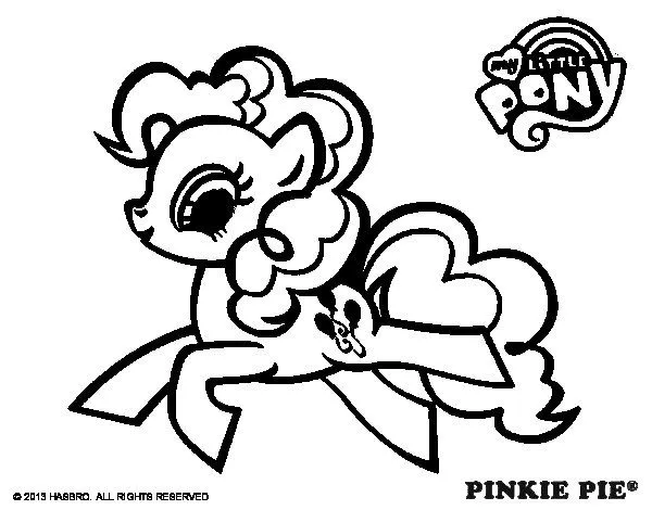 Dibujo de Pinkie Pie para Colorear - Dibujos.net