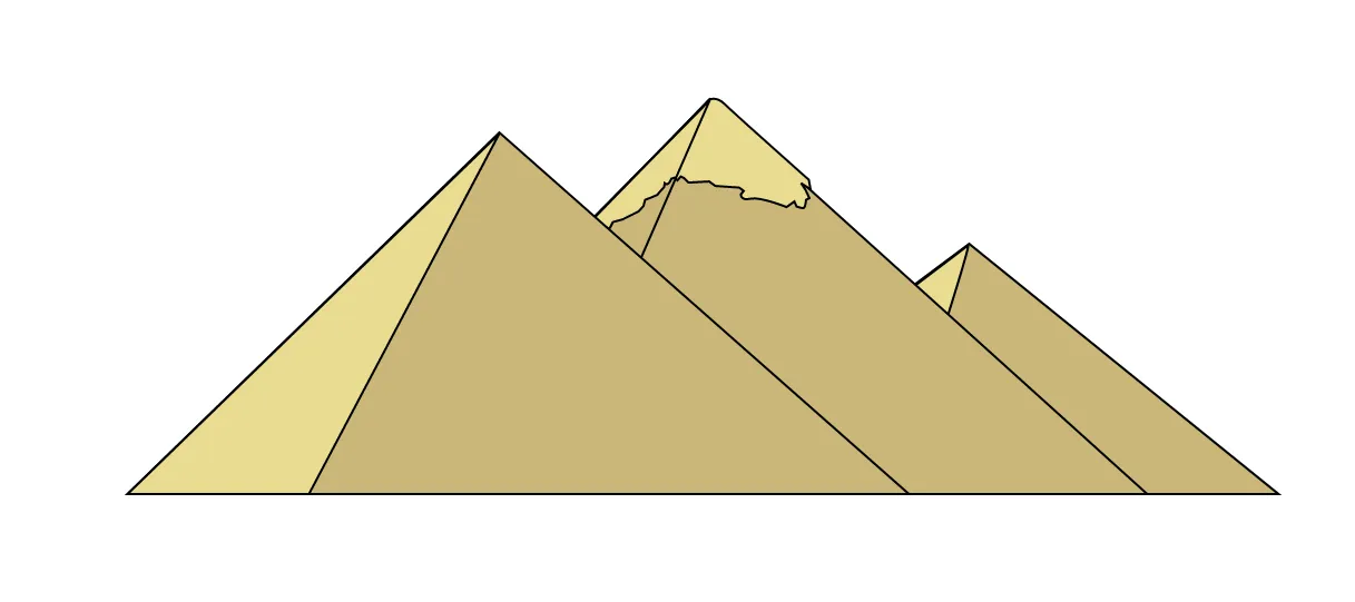 Piramides egipcias dibujo - Imagui