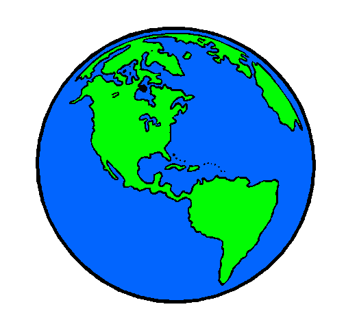 Dibujo de Planeta Tierra pintado por Planeta en Dibujos.net el día ...