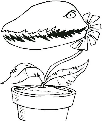 El dibujo de la planta carnivora de plants vs zombies - Imagui