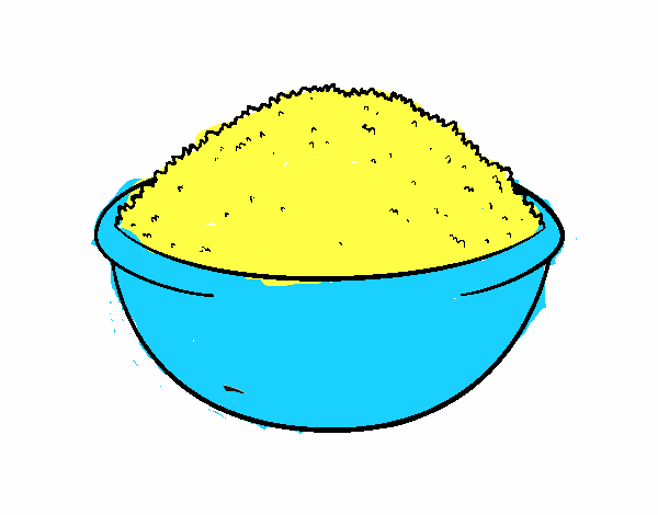 Dibujo de Plato de arroz pintado por en Dibujos.net el día 28-04 ...