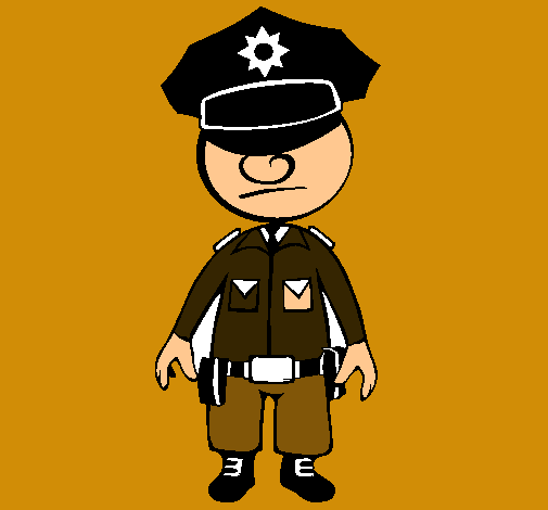 Dibujo de Policía pintado por Vigilante en Dibujos.net el día 05 ...
