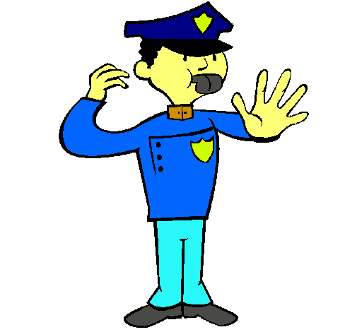 Dibujo de Policía de tráfico pintado por Vigilante en Dibujos.net ...